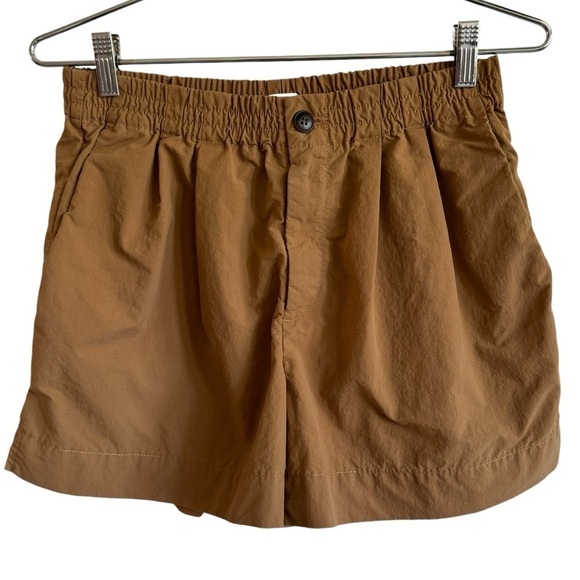 Madewell Ripstop Track Shorts in Warm Hickory, Size S - Picture 4 of 8